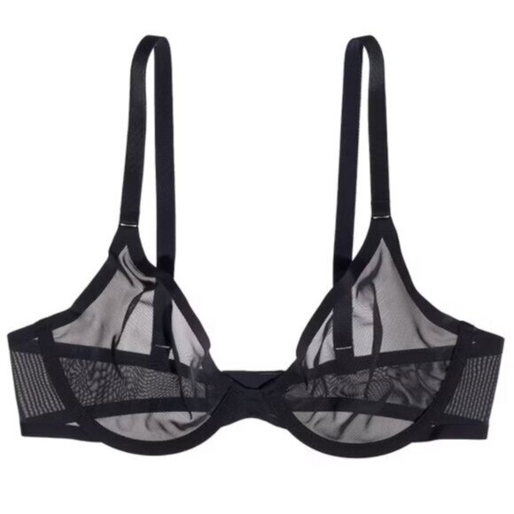 NWOT CUUP The Plunge Mesh in Black - 30F - Picture 1 of 5